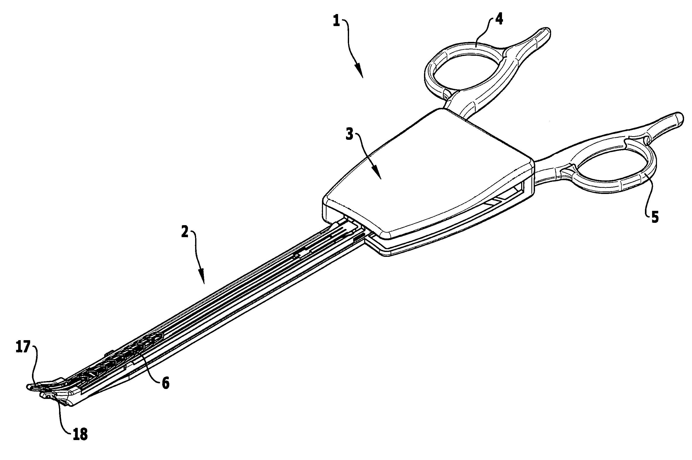 Surgical instrument for the placement of ligature clips