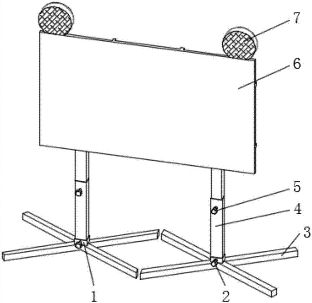 Teaching board beneficial to improvement of teaching efficiency and used for teaching