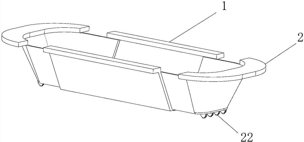 Bilaterally-extensible bathtub - Eureka | Patsnap