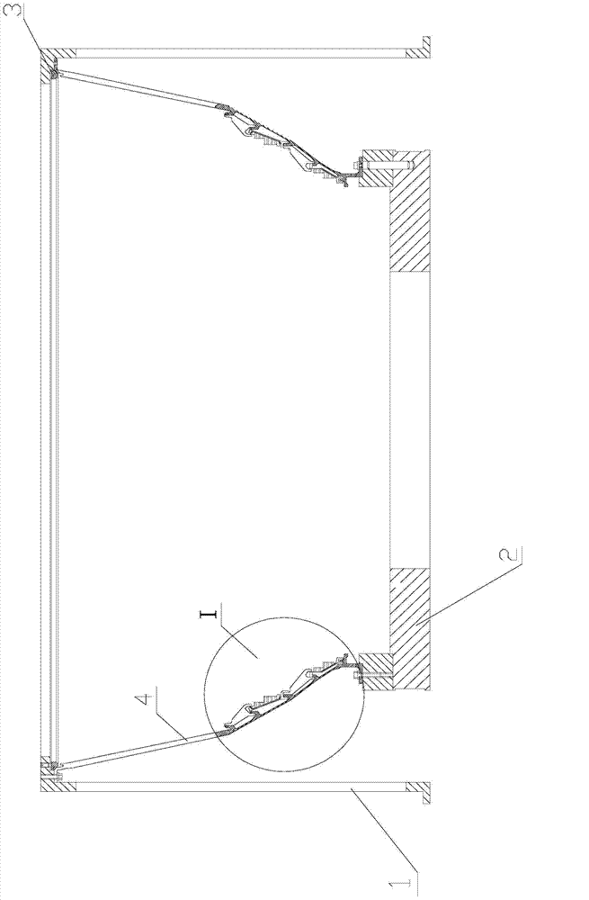 Multistage outer tightly-sealed ring component combined machining method