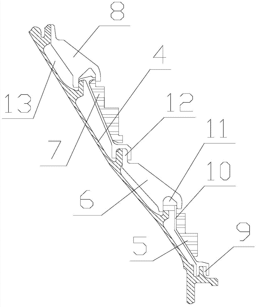 Multistage outer tightly-sealed ring component combined machining method