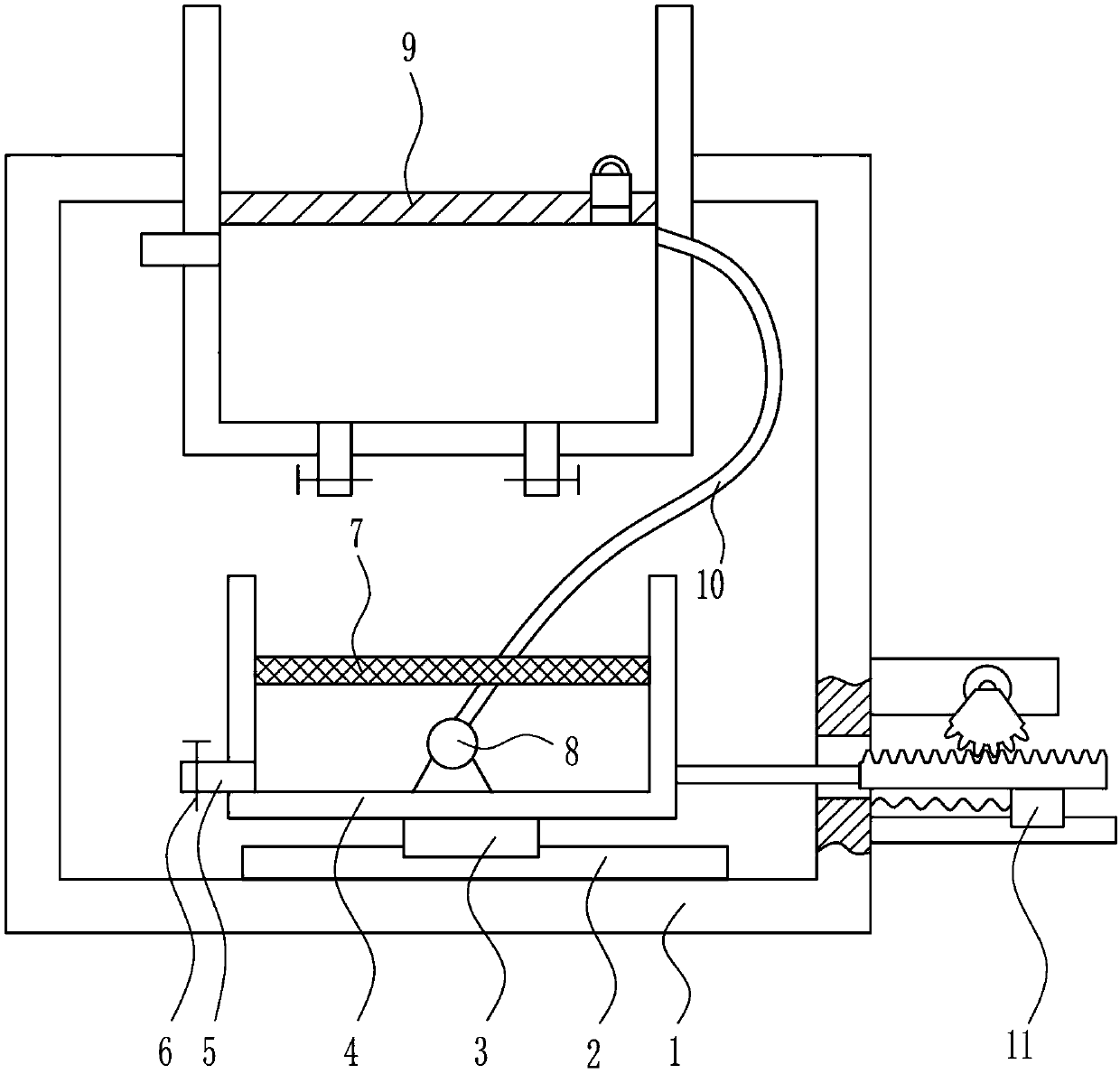 Aluminum profile flushing equipment for mechanical arm production ...