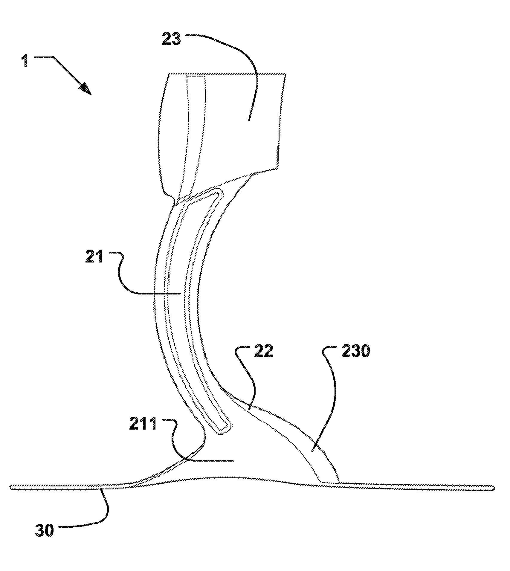 Ankle-Foot Orthosis Element and a Manufacturing Method Therefor