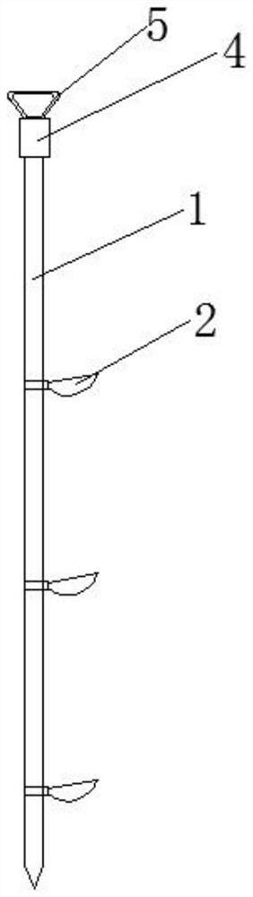 Deep soil sampling and sample separation detection method