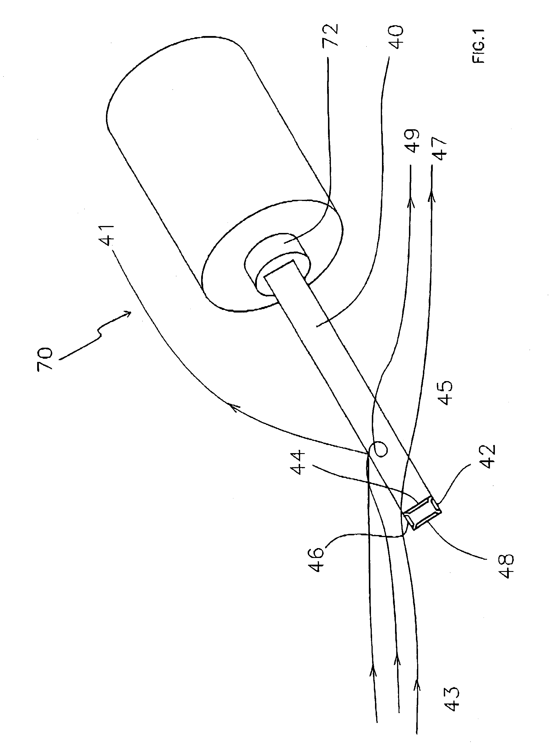 Method and apparatus for detecting particles in a gas flow