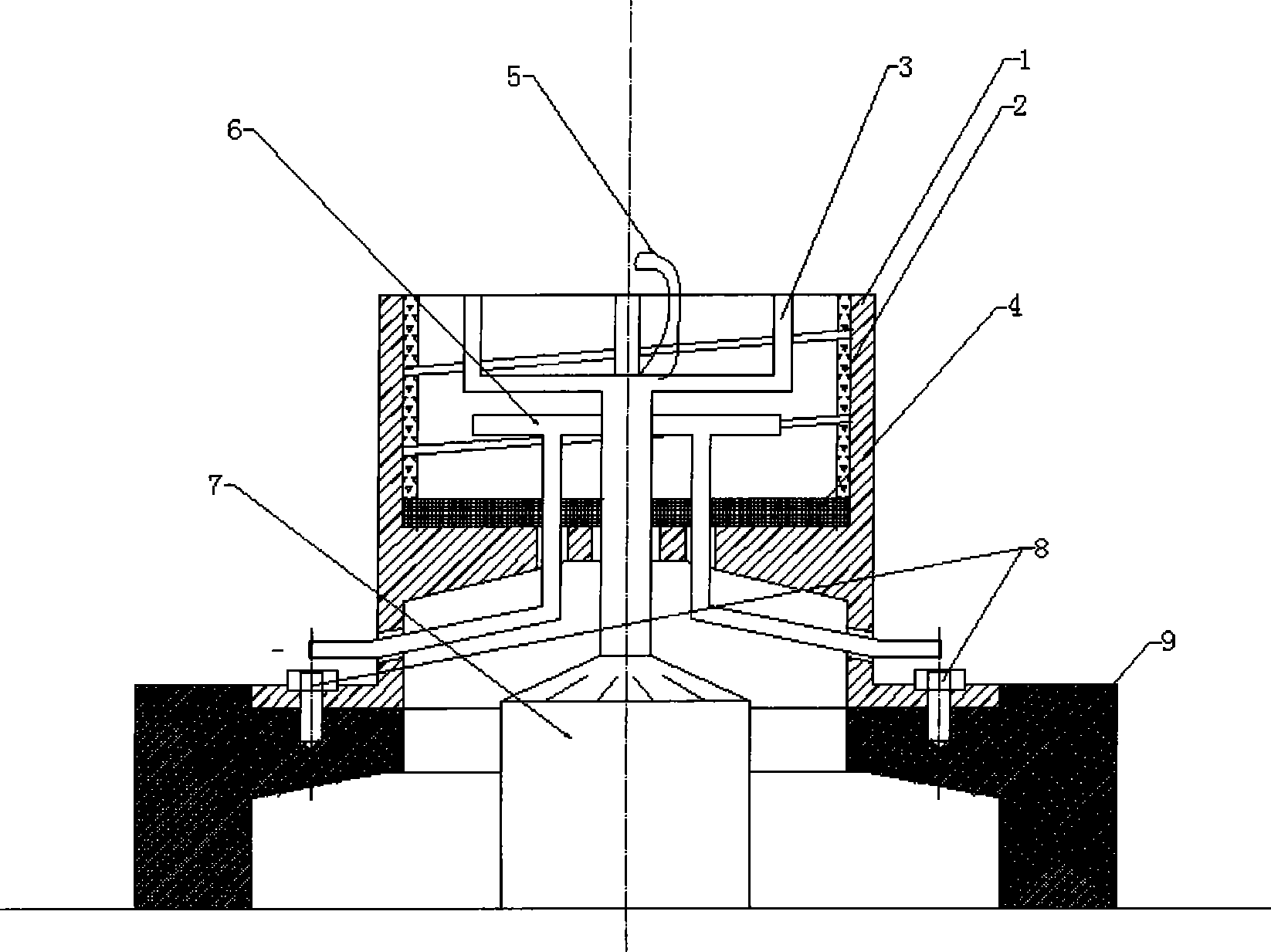 High-temperature heating equipment used for orientation texture measurement