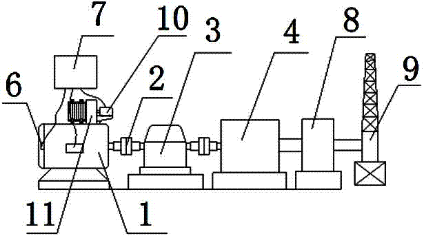 Drilling machine using motors as main power