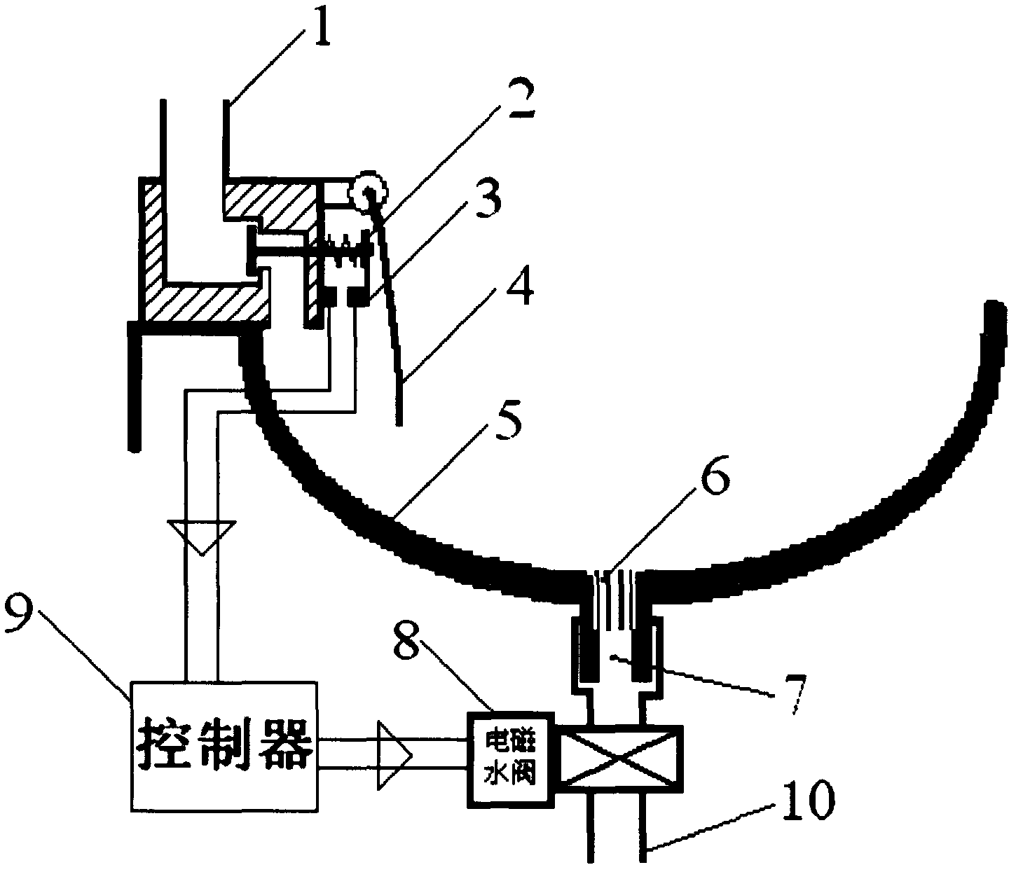 Self-cleaning type bowl for cows to drink water