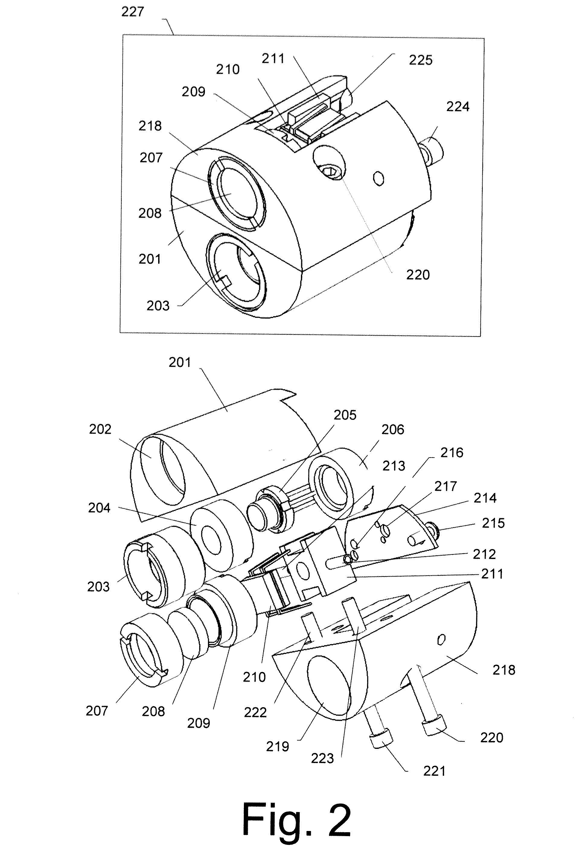 Optical impact control system