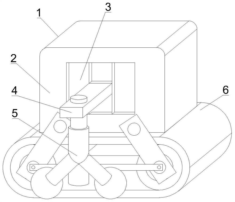 A device for digging ditches in farmland