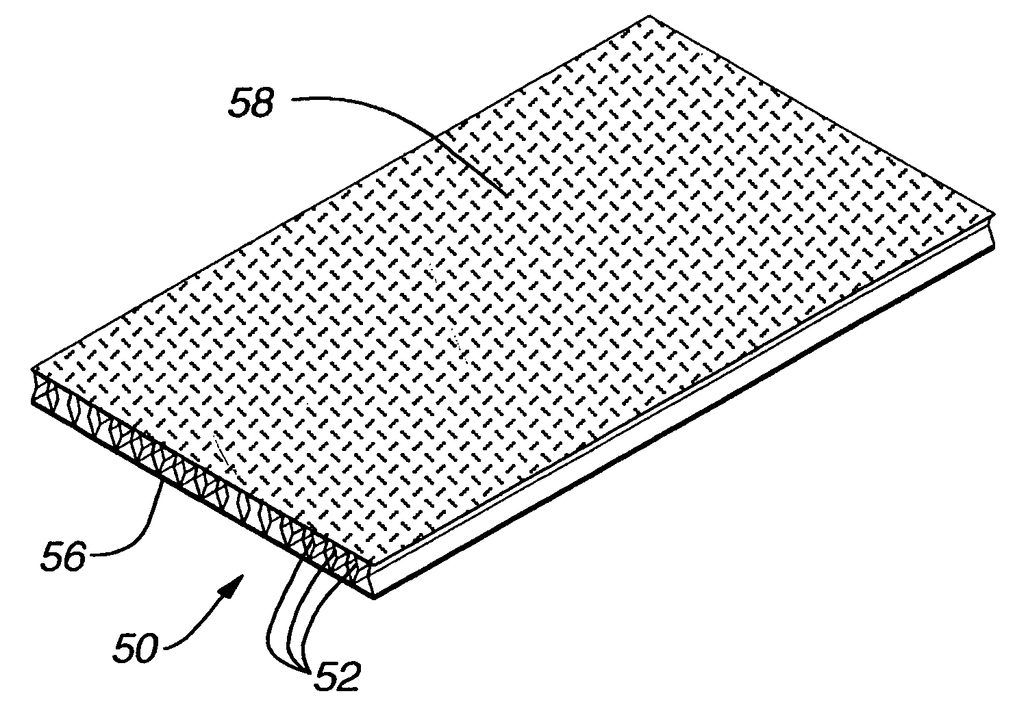 Method of manufacturing a compressible structural panel with reinforcing dividers