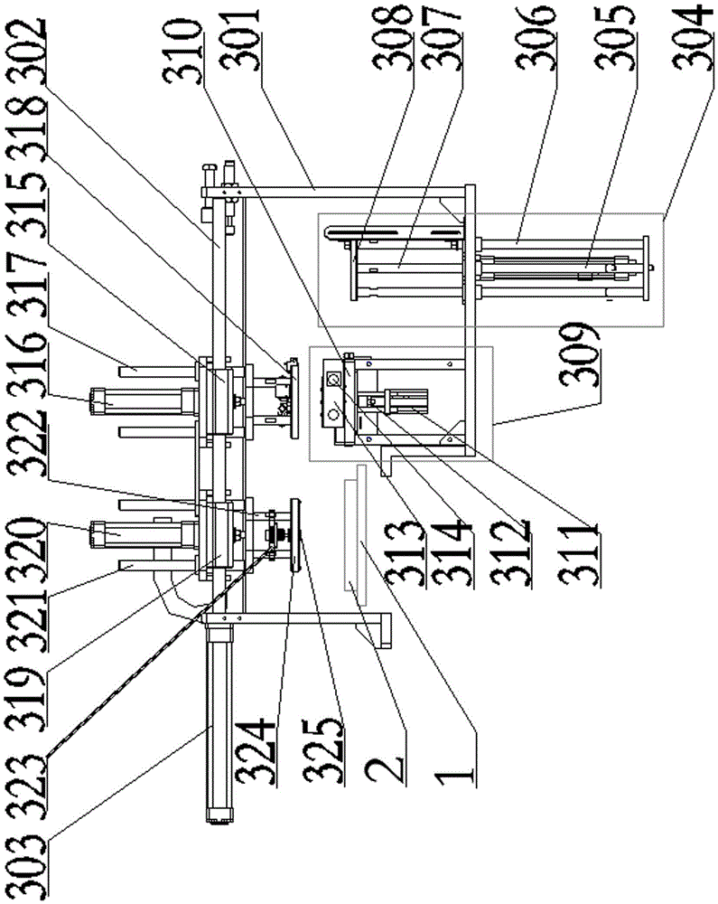 Sand wheel automatic production line