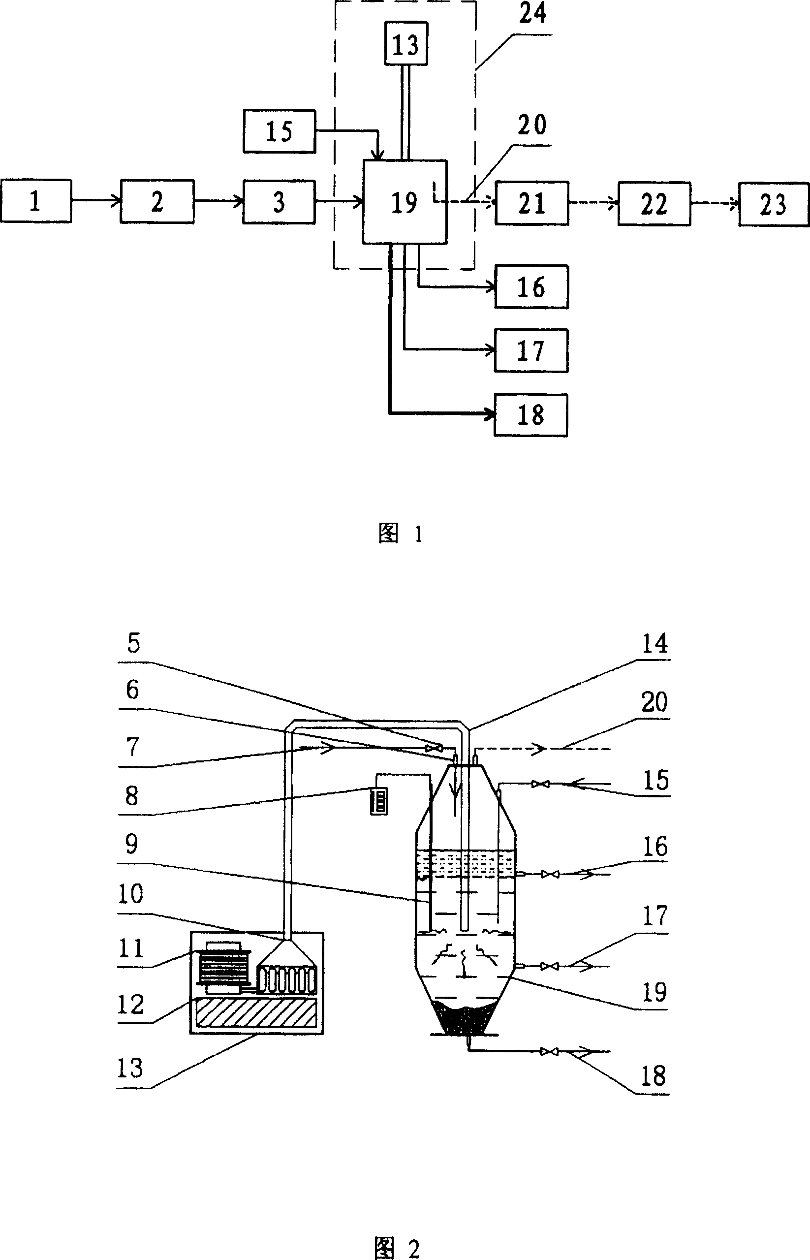 Microwave demulsifying and purifying method for emulsifying liquid waste water