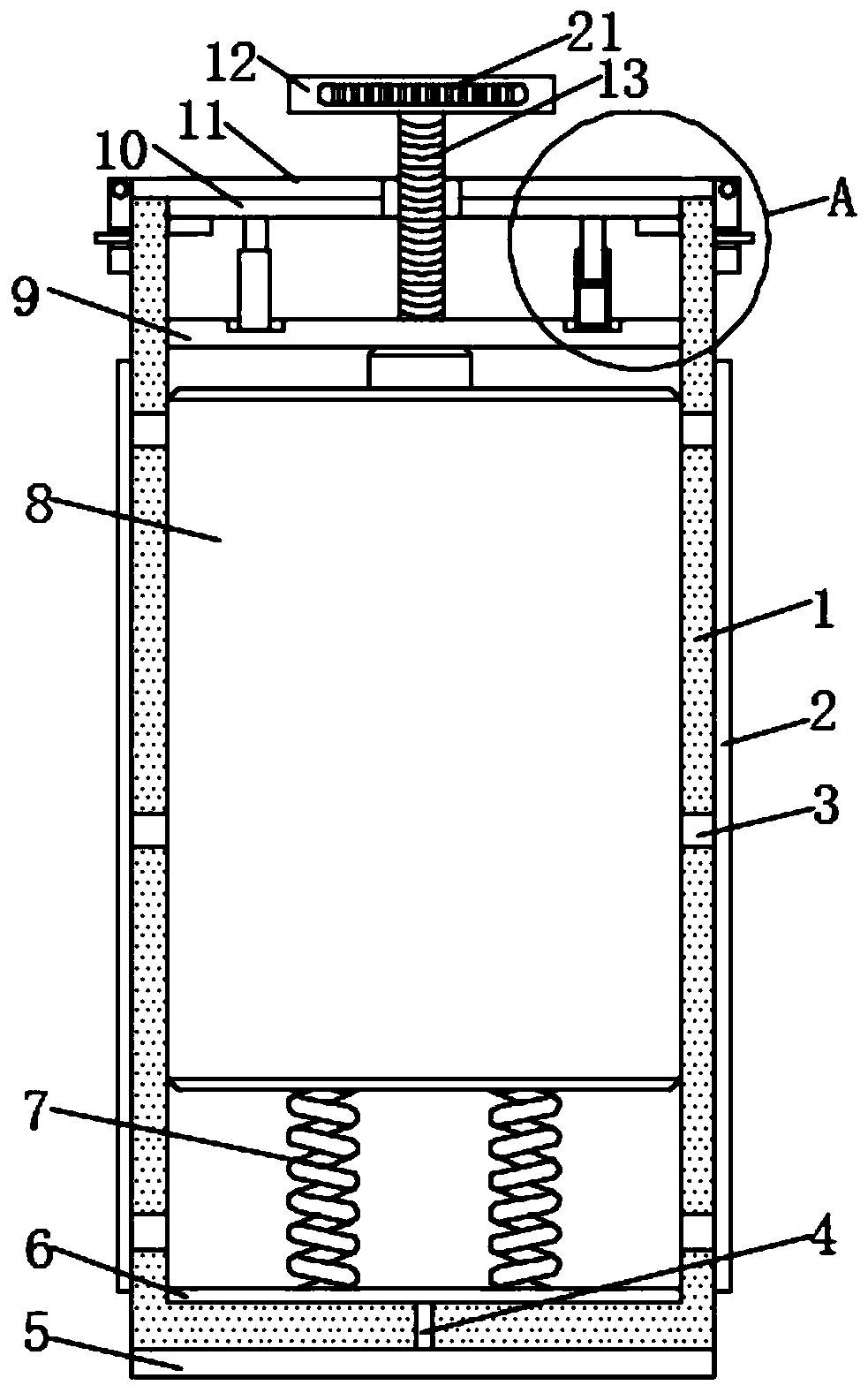 Battery device for downhole storage pressure gage
