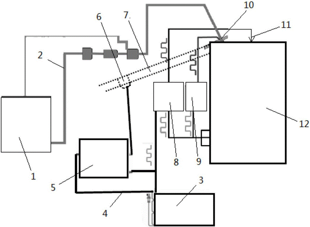 Cold start method of methanol engine