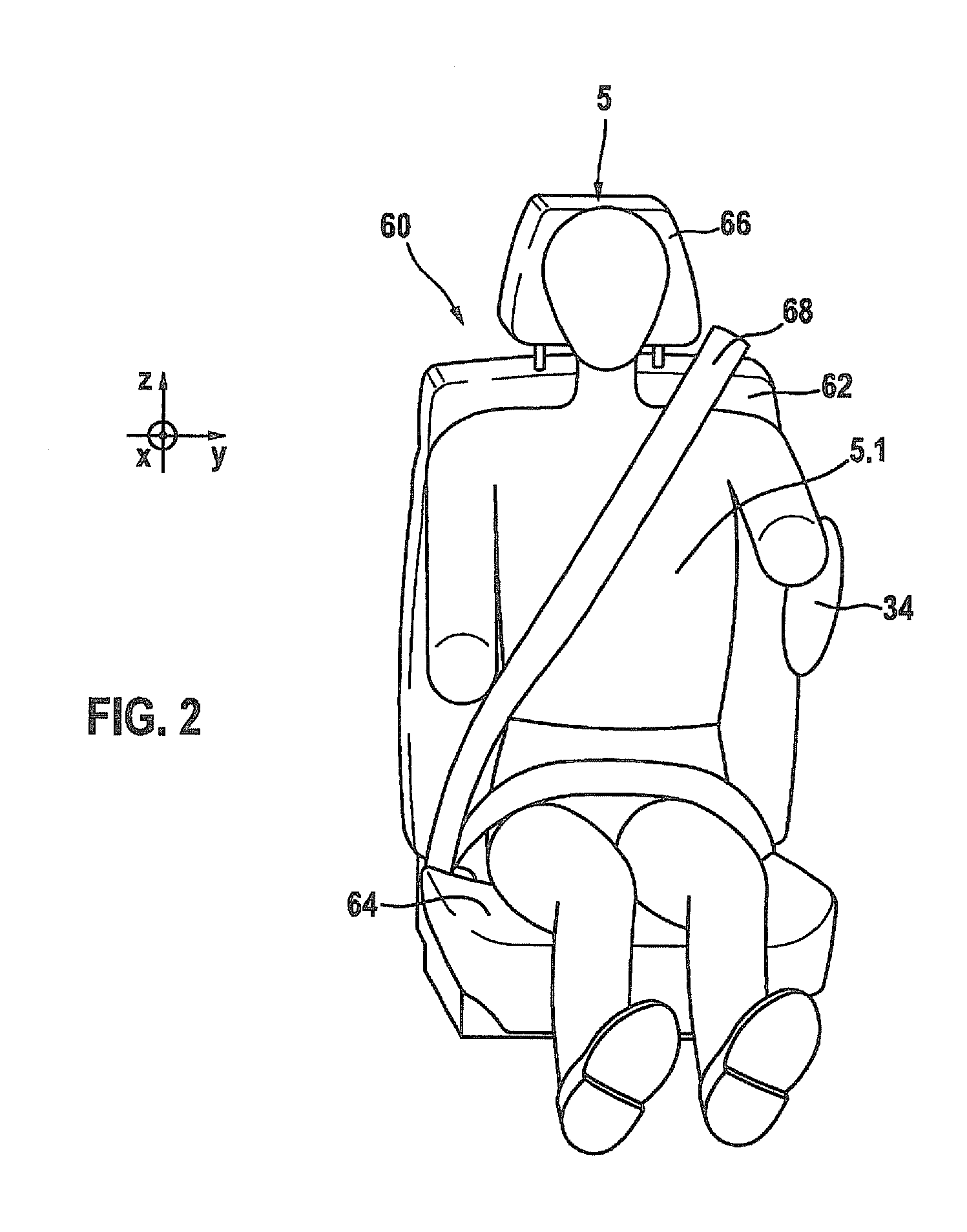 Method and device for protecting and restraining a passenger and an evaluation and control unit for a protection and restraint device