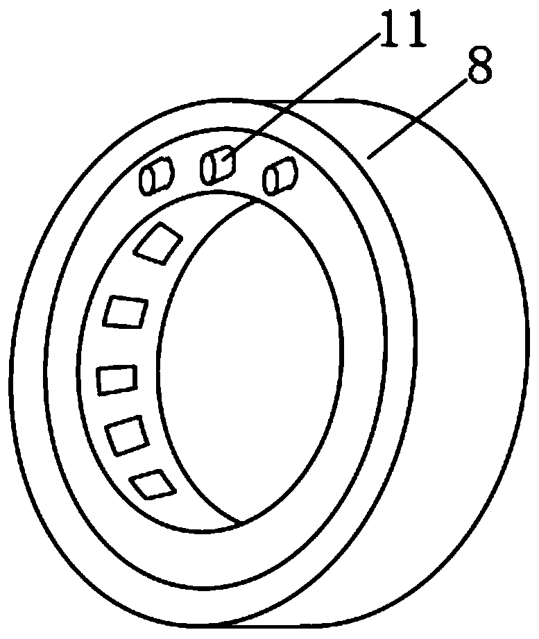 Centralized winding motor end part patch board