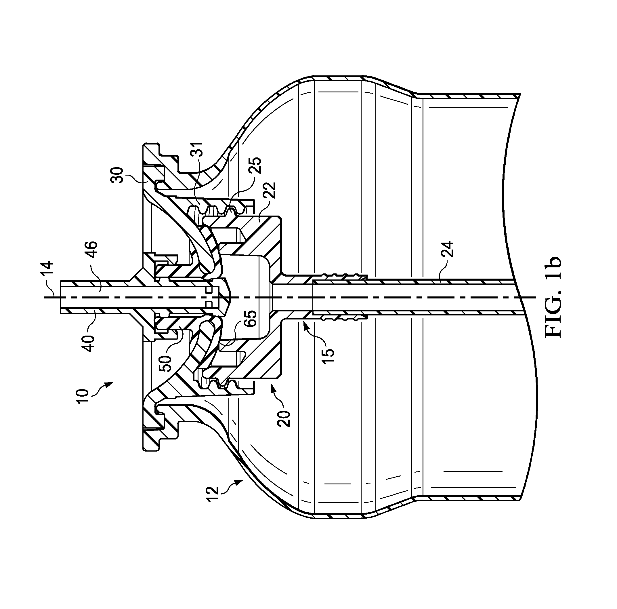 Compressible valve for a pressurized container