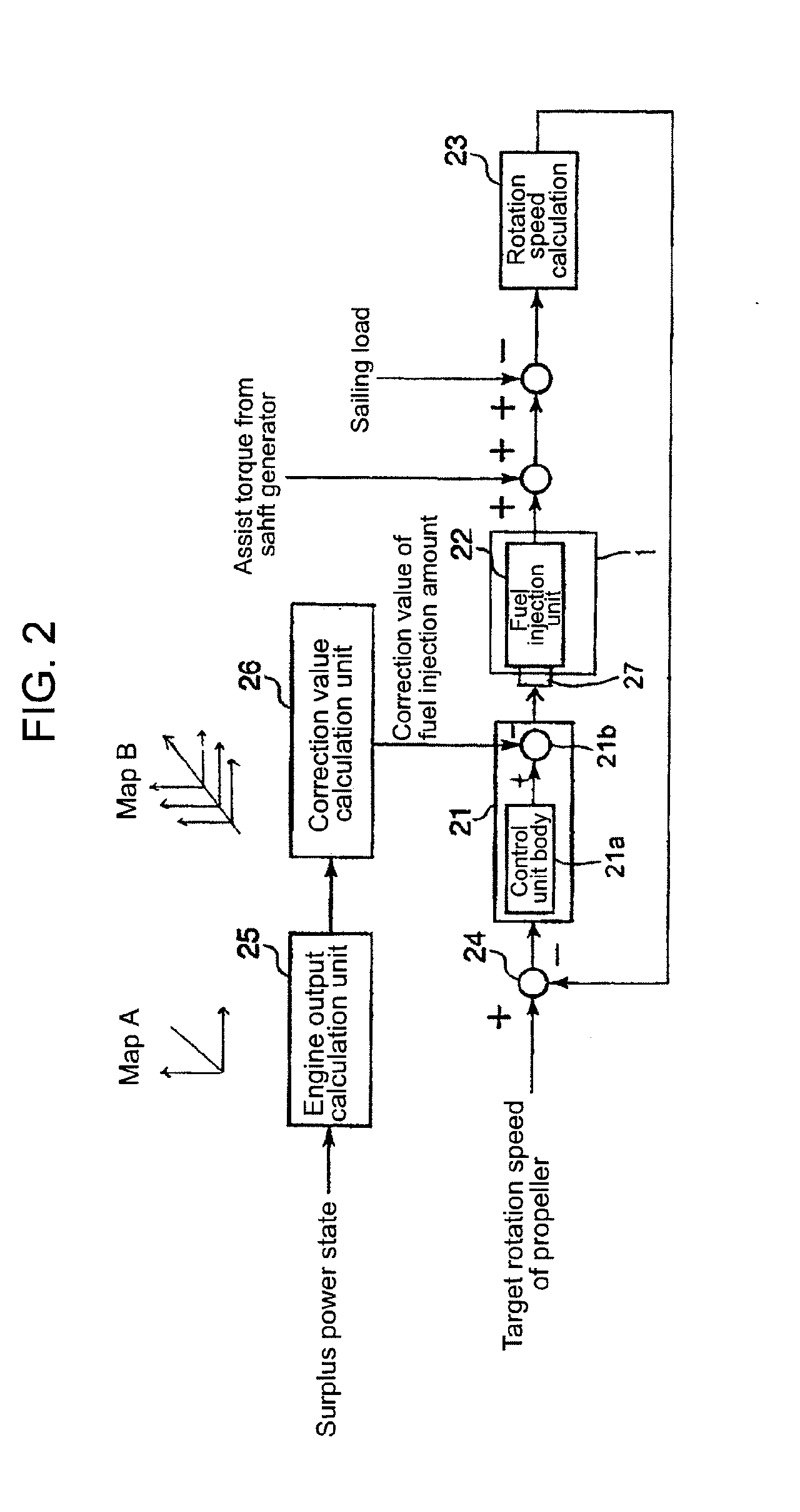 Control device for vessel equipped with exhaust heat recovery system and the vessel equipped with the control device