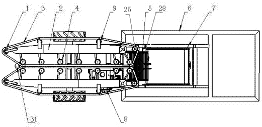 Line-aligning celery harvester and use method thereof