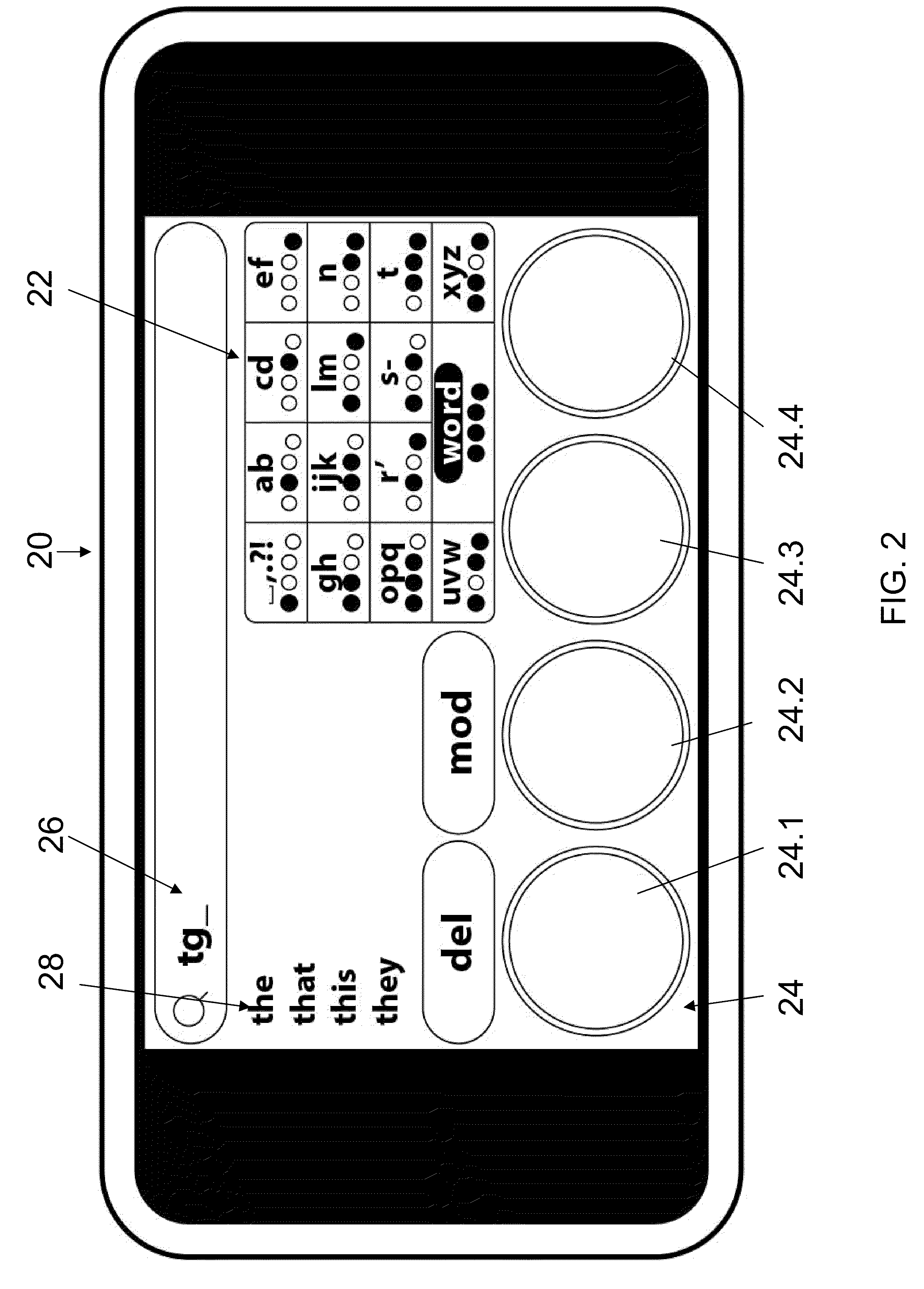 Character input system for limited keyboards