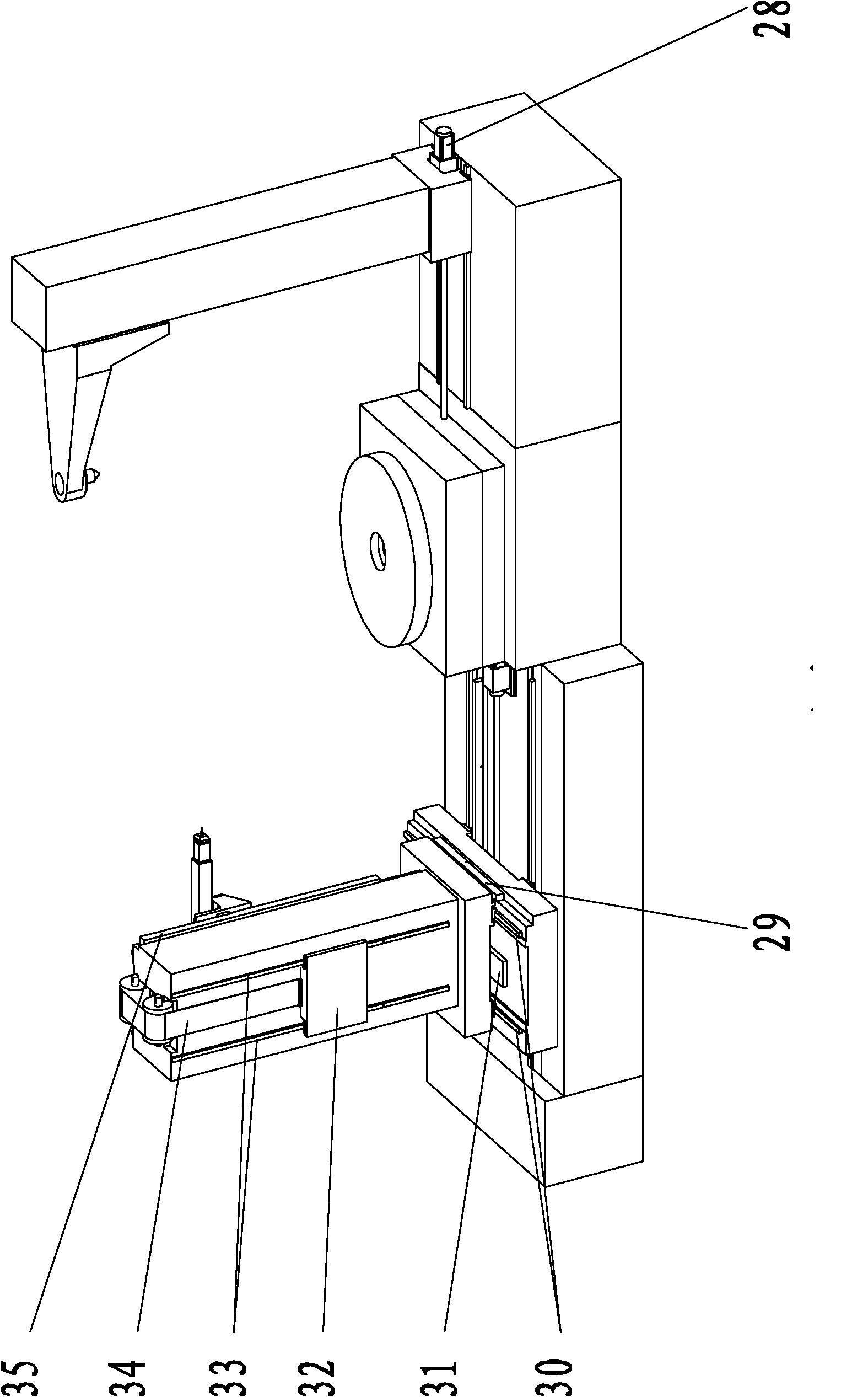 Large gear measuring instrument
