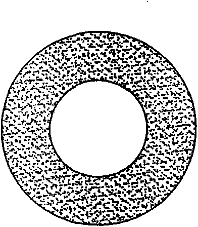 Ceramic filter element and production process thereof