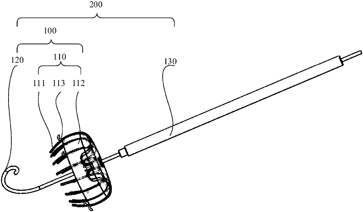 Left auricle occluder and occluding device