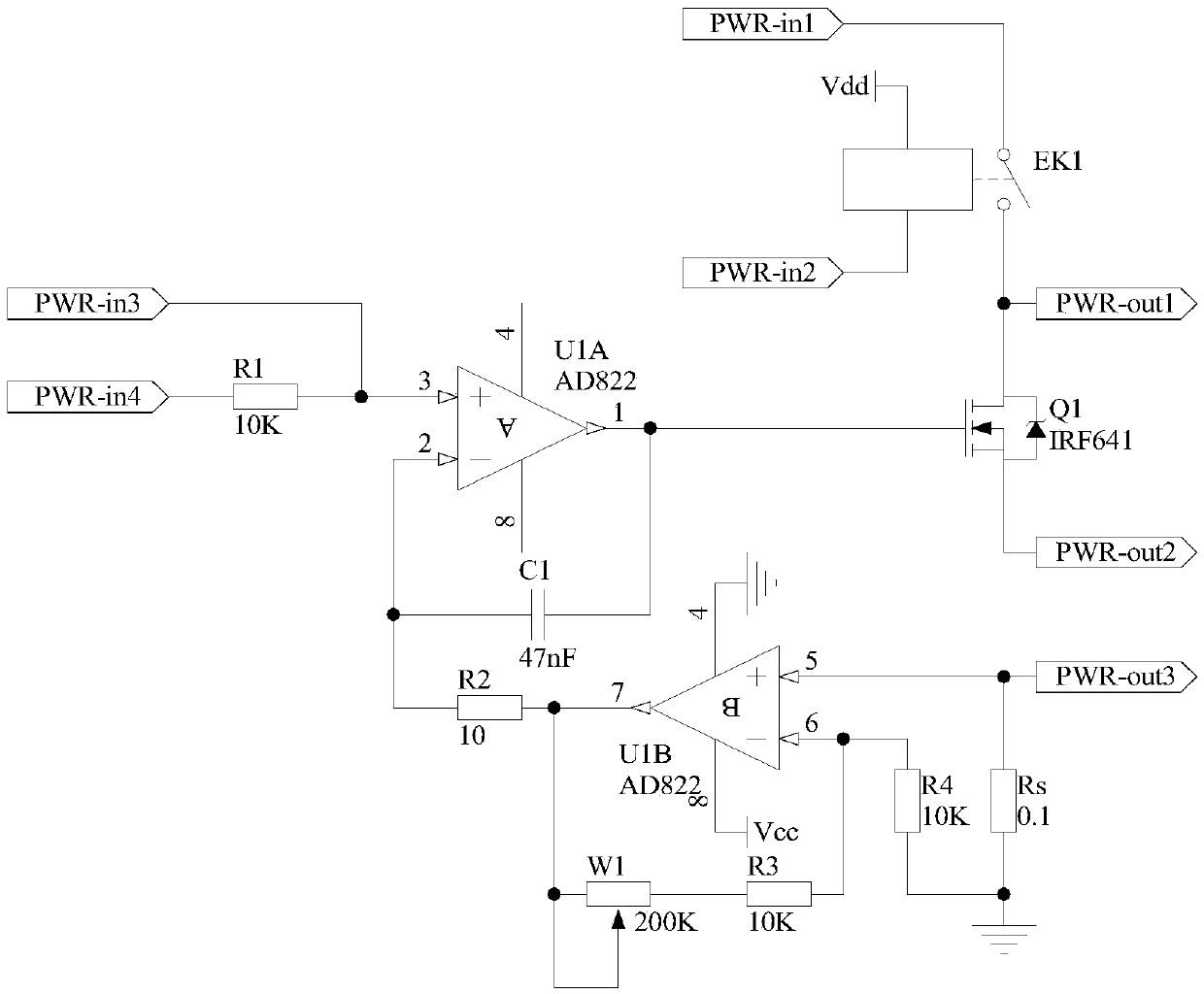 Program-controlled load adaptation constant current source module
