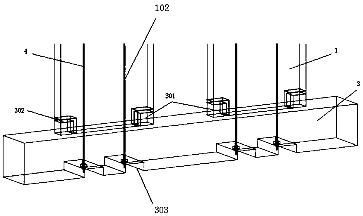 A swingable and self-resetting prestressed cross-laminated timber combined shear wall