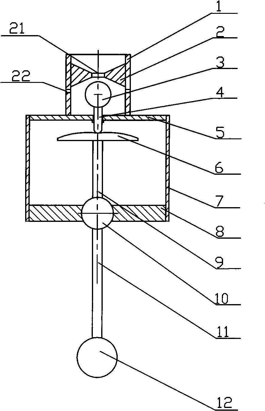 Self-closing valve for preventing liquid overflowing when container is dumped