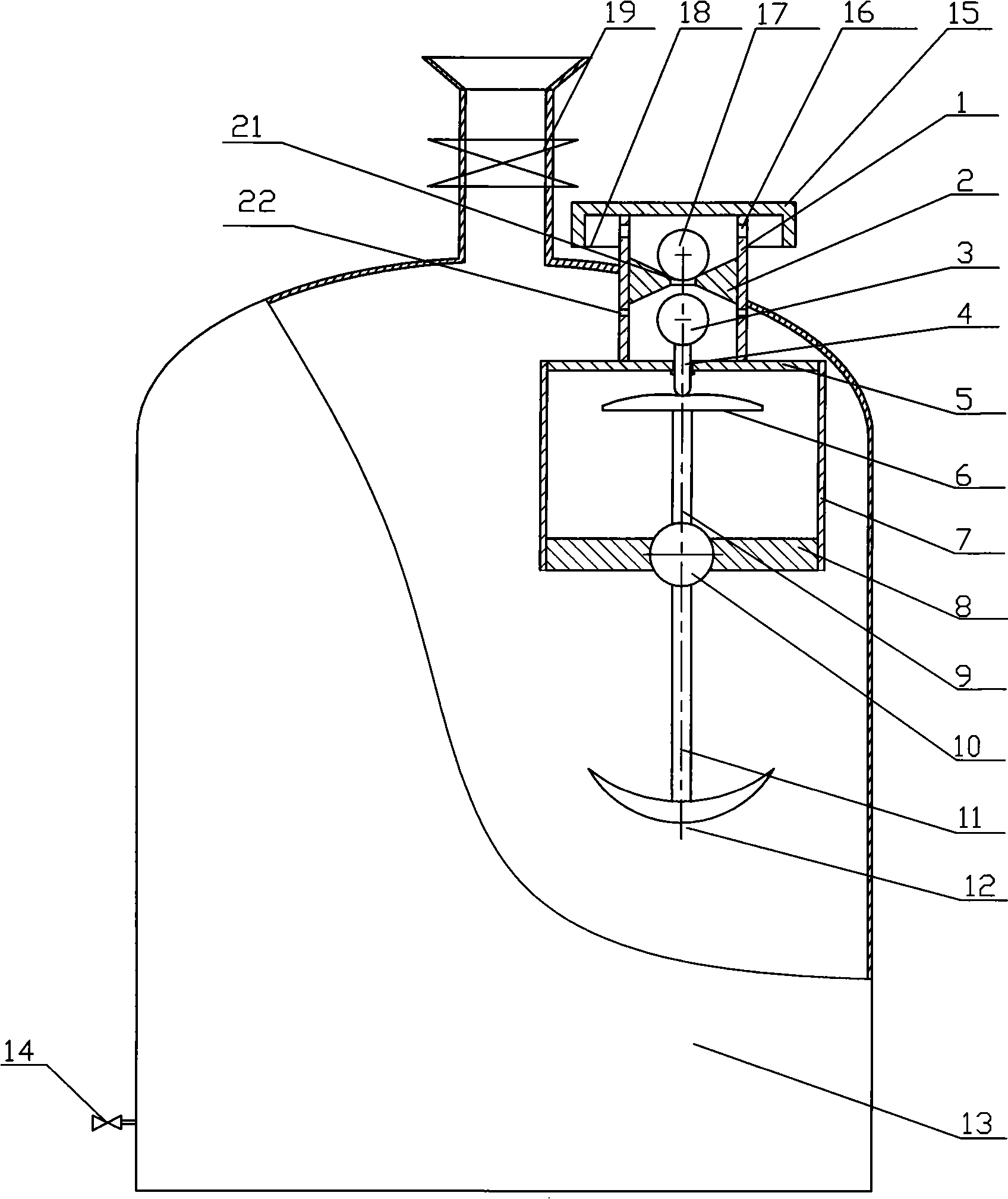 Self-closing valve for preventing liquid overflowing when container is dumped
