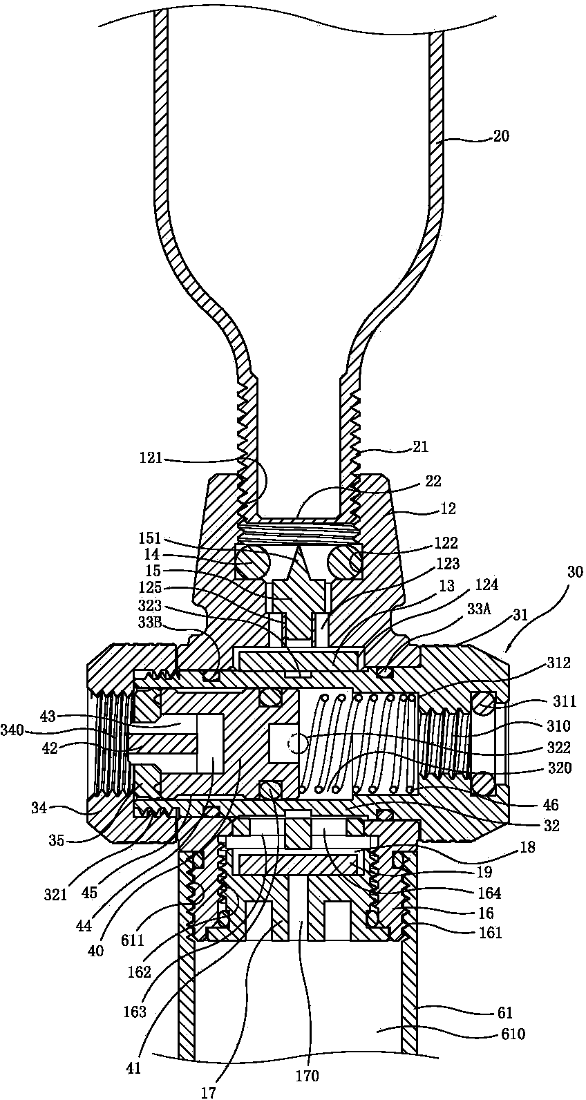 Schrader valve and Presta valve dual-purpose tuyere head