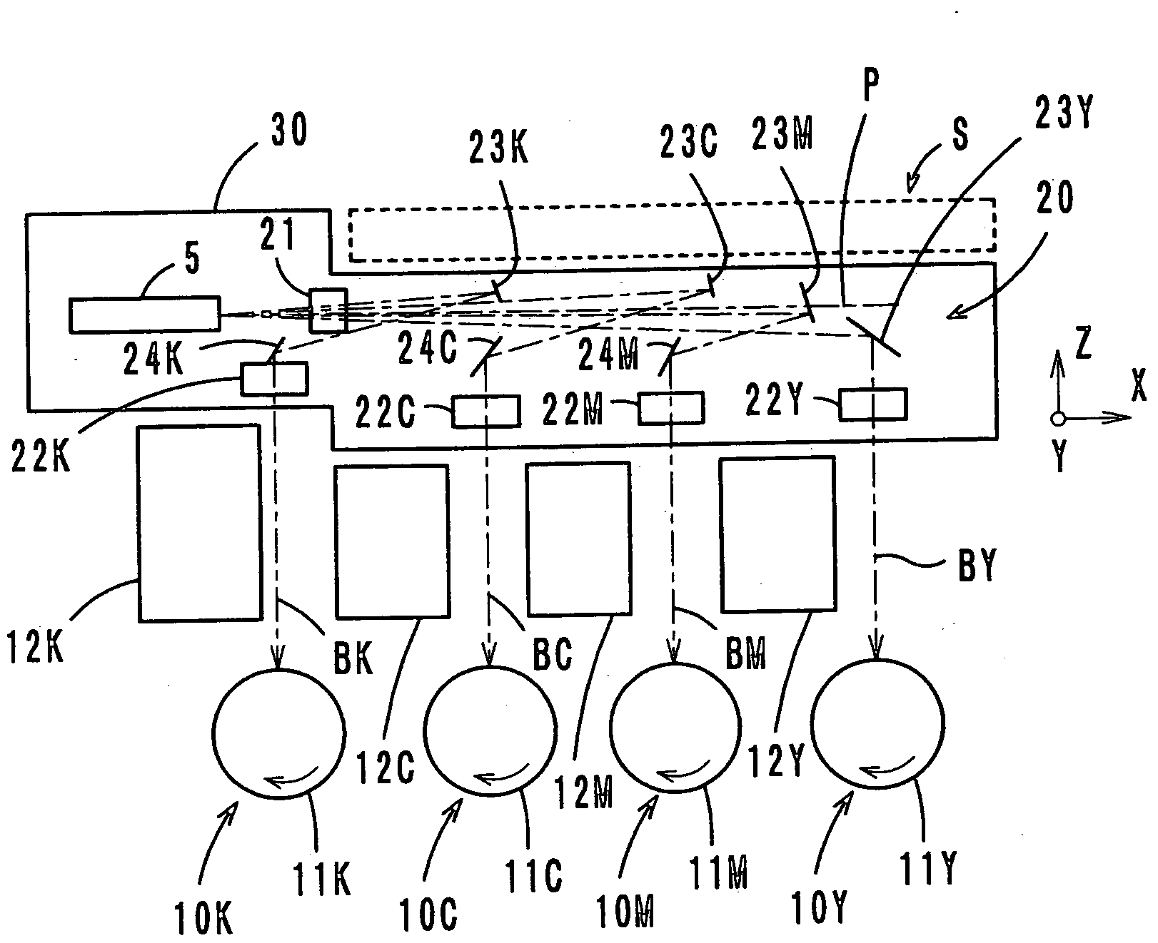 Laser scanning optical apparatus