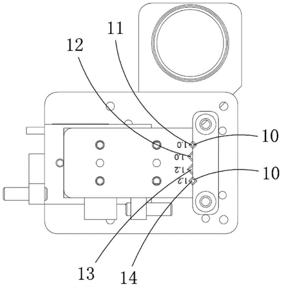 A dynamic correction mechanism with screw lock