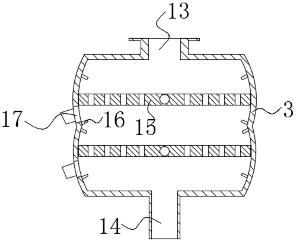 Raw material mixing device for production of hollow bricks