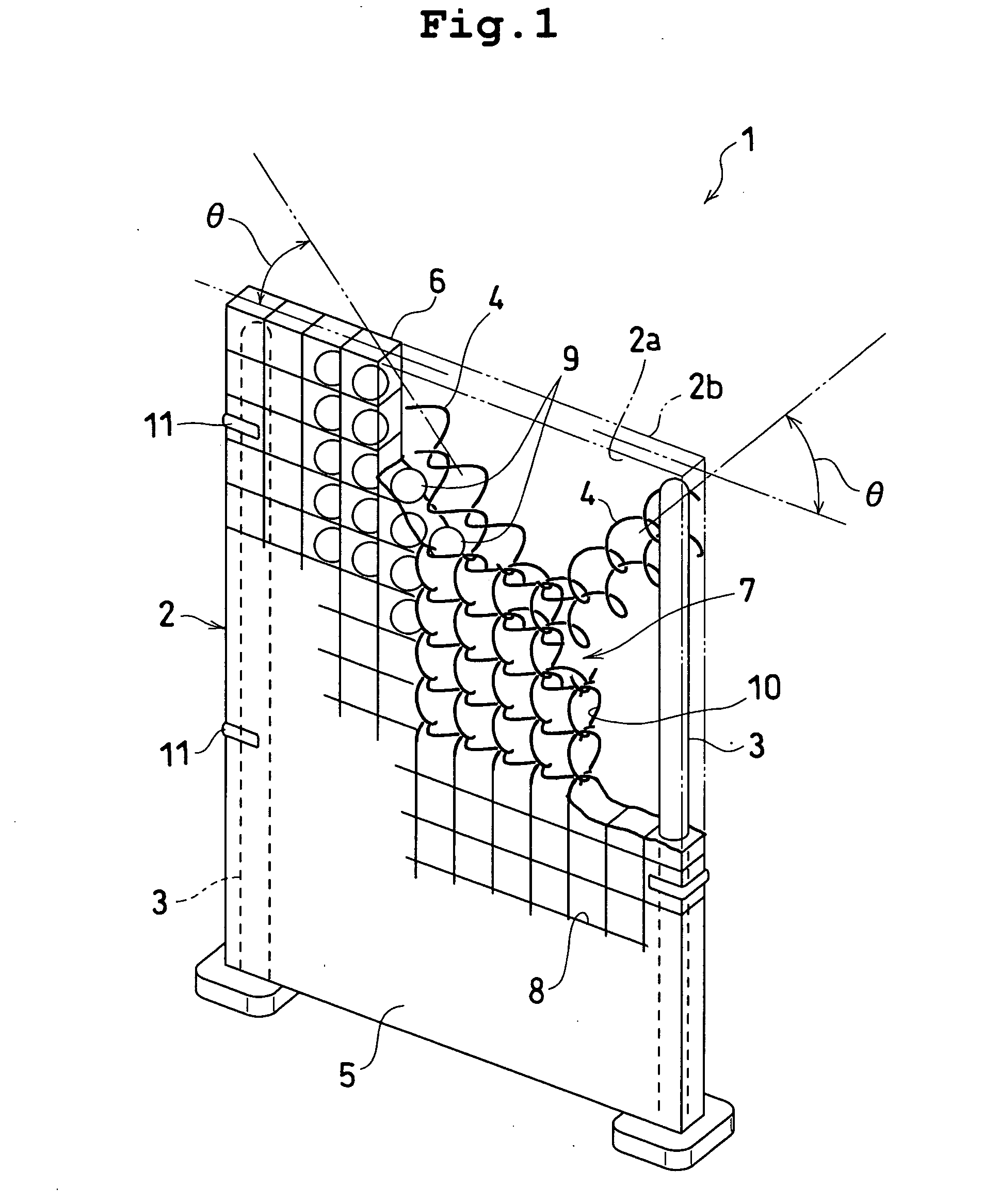 Plate-like support, and a show and exhibition device, a display device, a flower stand and a seedling-growth device using the same