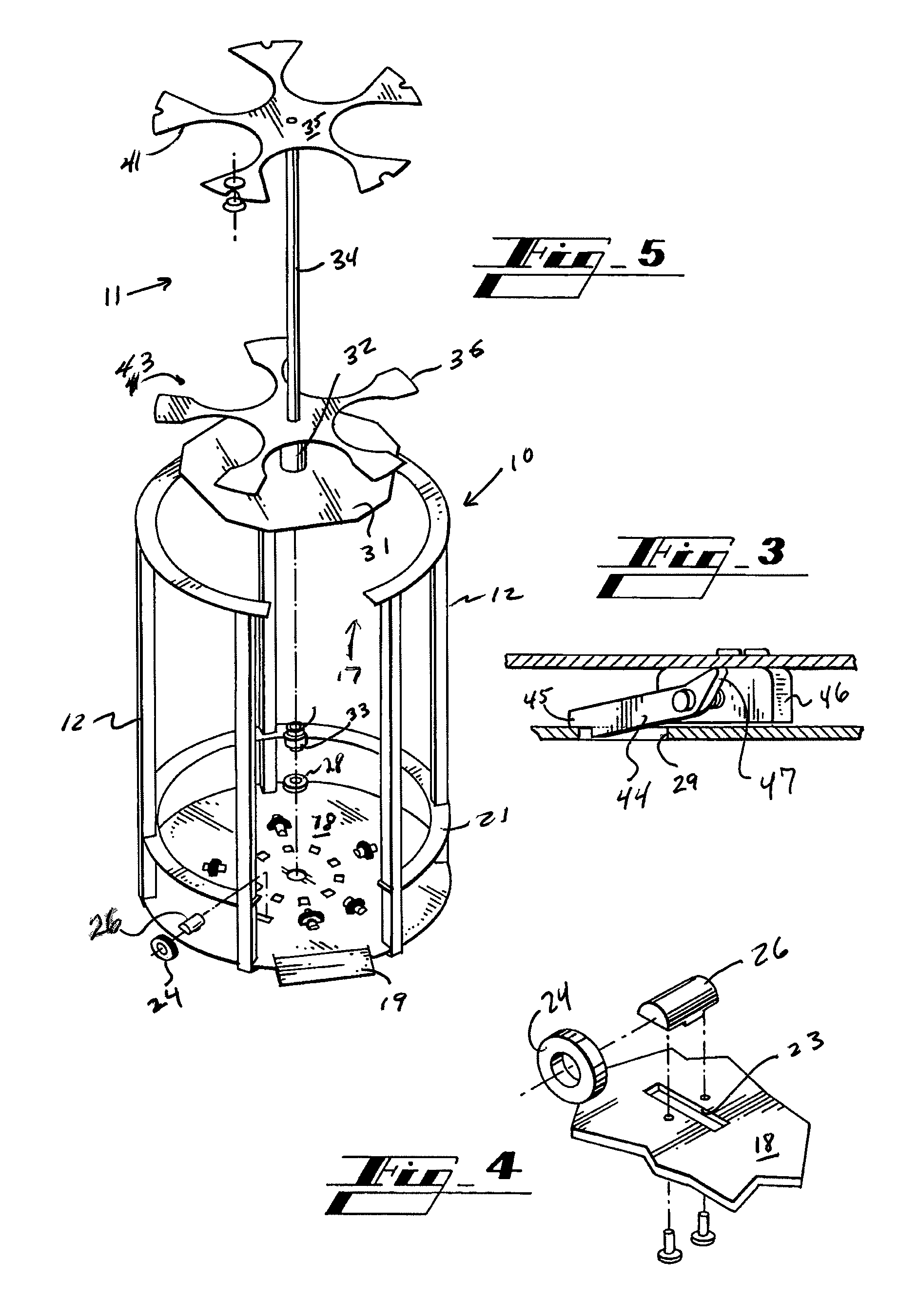 Method and apparatus for retaining gas cylinders