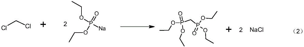 Method for preparing tetraethyl methylenediphosphonate