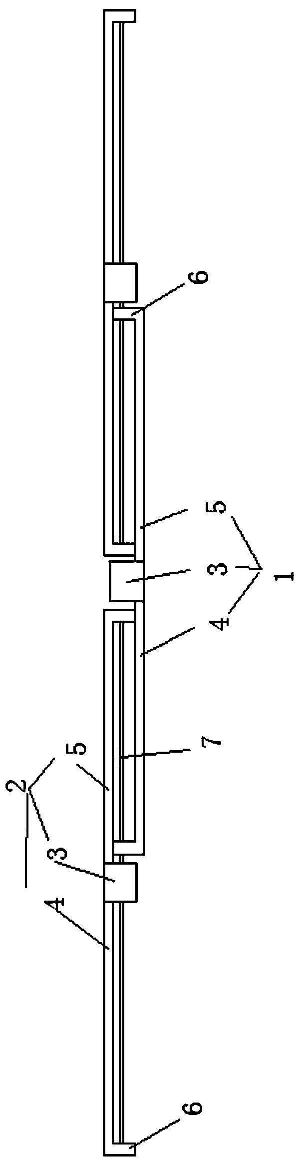 Enclosing wall easy to disassemble and assemble