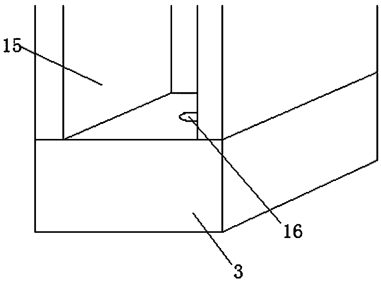 Enclosing wall easy to disassemble and assemble