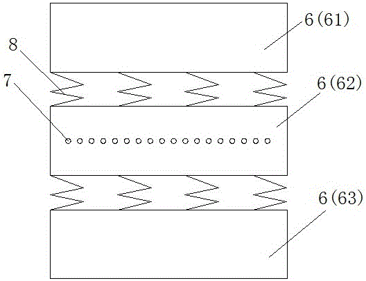 Diode lead sizing sealing device capable of achieving uniform sizing