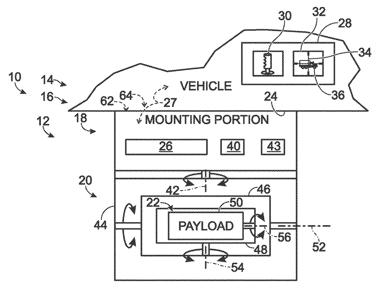 Gimbal positioning with target velocity compensation