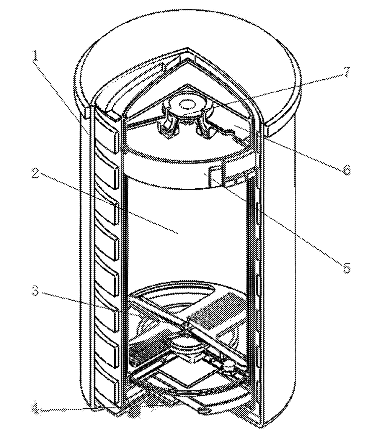 Autonomous Anti-pollution liquid container for isotope analysing of earth science area