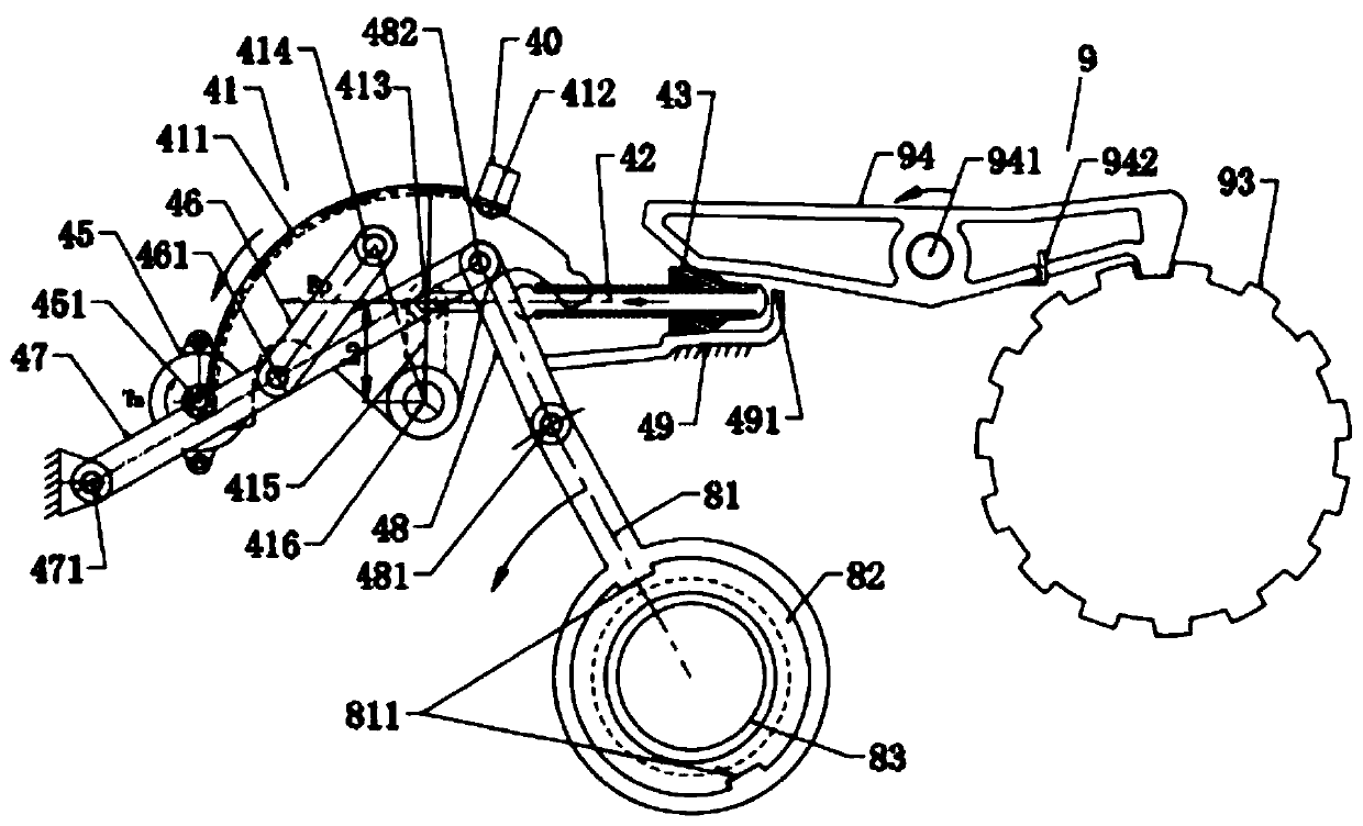 Shared actuator of clutch and parking mechanism