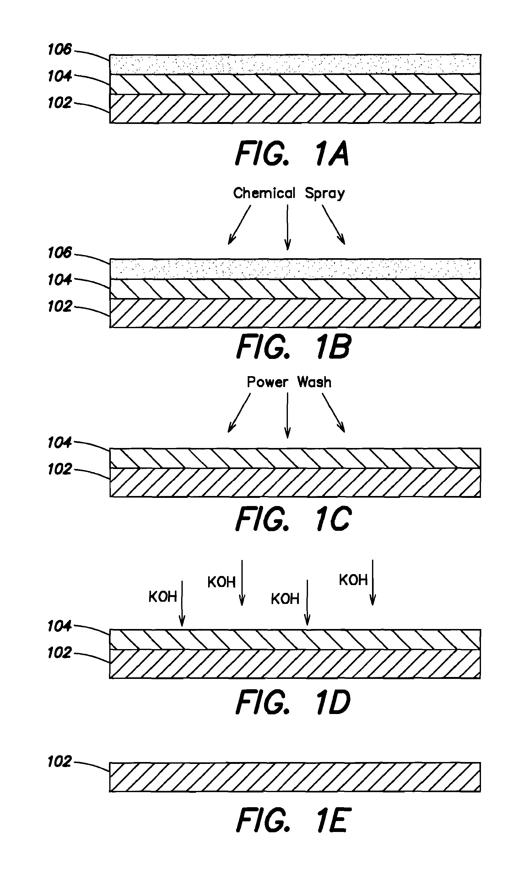 Methods and apparatus for cleaning deposition chamber parts using selective spray etch