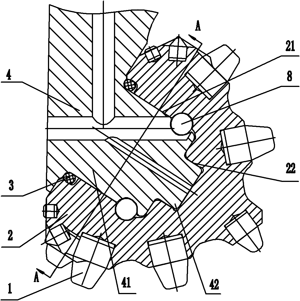 High-pressure and impact resistant bearing roller bit with elastic sliders