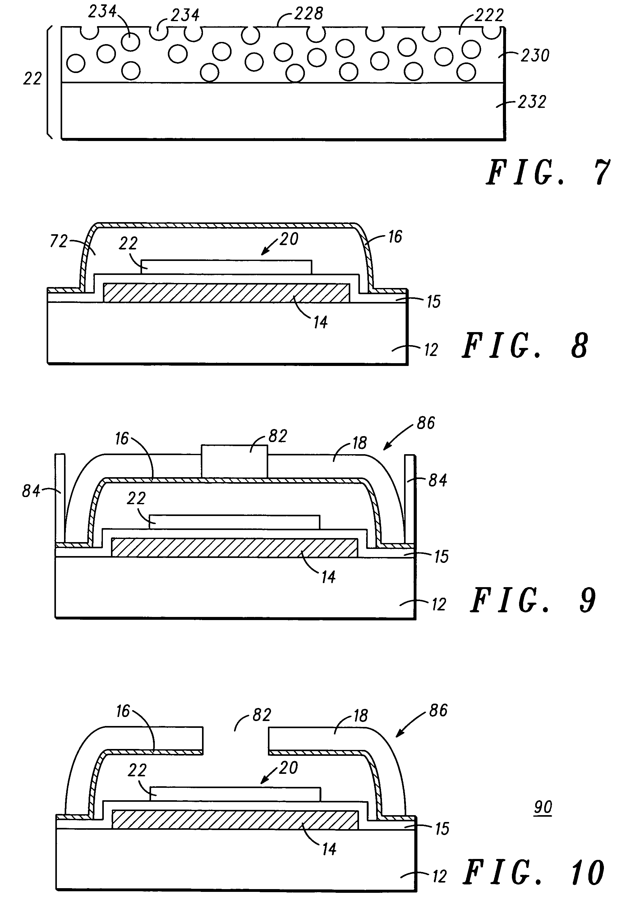 Field emission display and methods of forming a field emission display