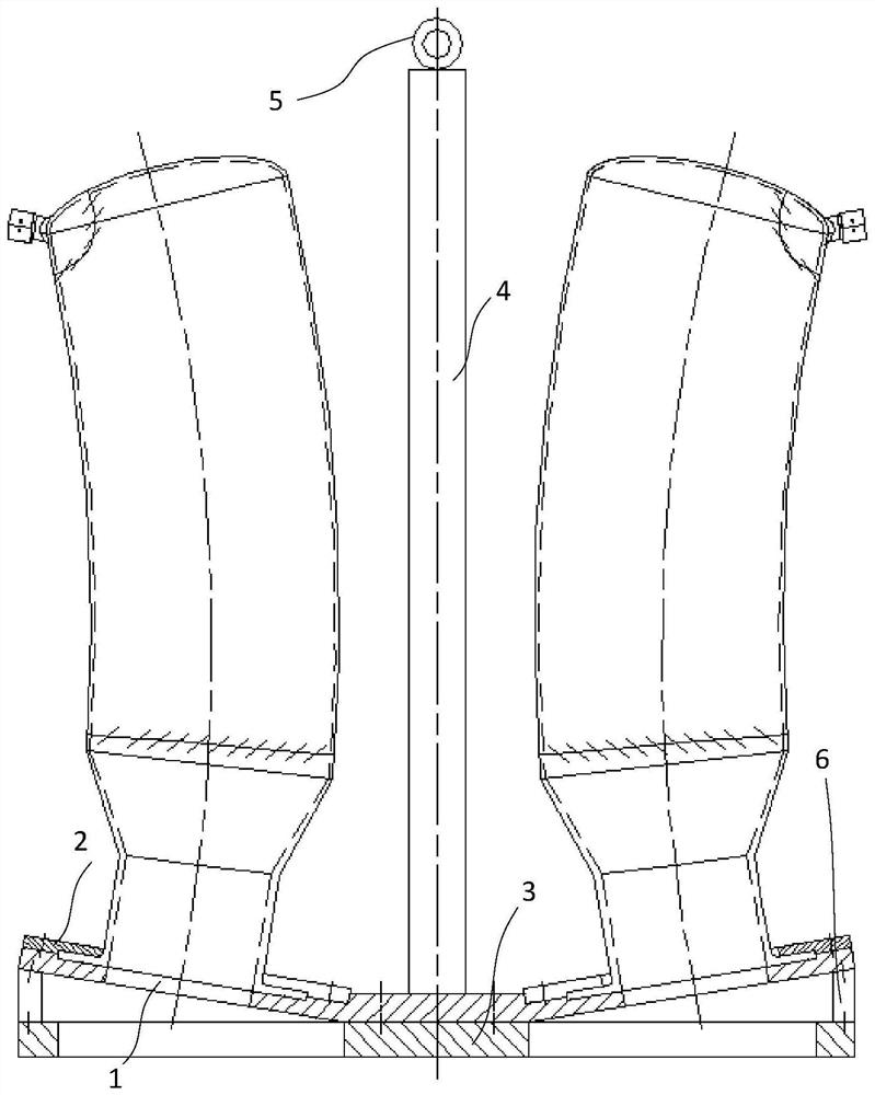 Clamping device and heat treatment method for heat treatment of slide rail sleeve