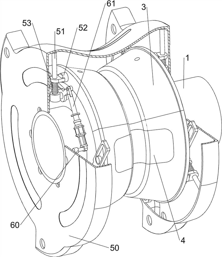 High-rotating-speed detachable bearing for electric fan
